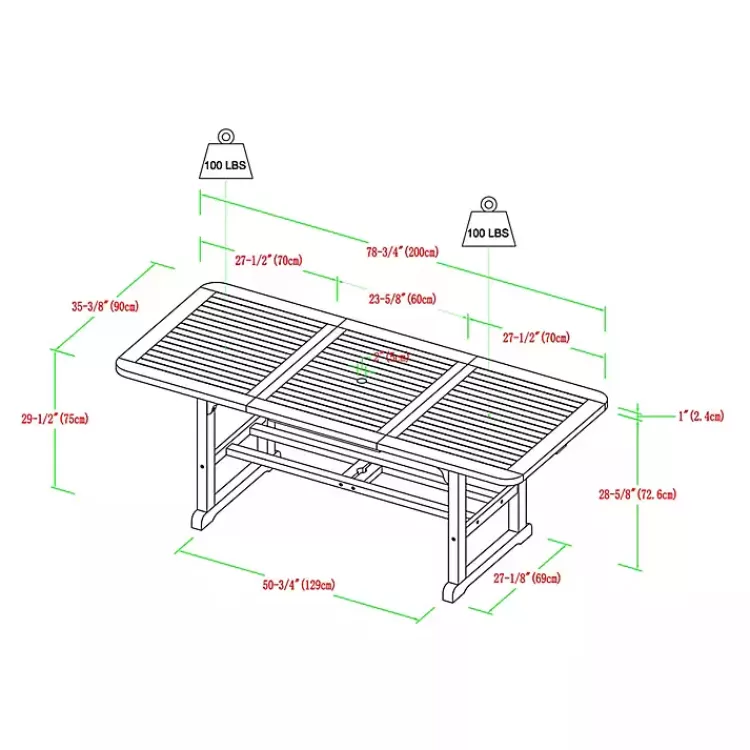 acacia_wood_slatted_pc_outdoor_dining_set_3.webp Acacia Wood Slatted 7-pc. Outdoor Dining Set>Kirklands Home Clearance