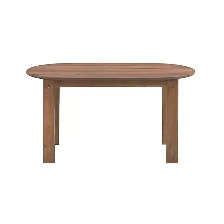Acorn Acacia Wood Oval Adirondack Coffee Table>Kirklands Home Best Sale