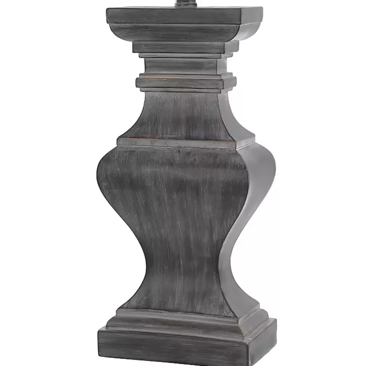aged_black_candlestick_base_table_lamp__in_2.webp Aged Black Candlestick Base Table Lamp, 33 in.>Kirklands Home Discount