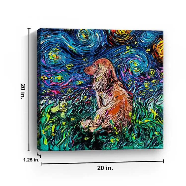 aja_trier_dachshund_iii_starry_night_canvas_print_2.webp Aja Trier Dachshund III Starry Night Canvas Print>Kirklands Home Outlet