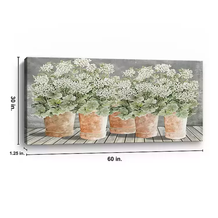 All In a Row II Floral Canvas Art Print>Kirklands Home Sale