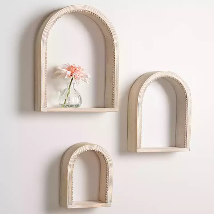 amalie_beaded_arch_shelves_set_of__2.webp Amalie Beaded Arch Shelves, Set of 3>Kirklands Home Discount