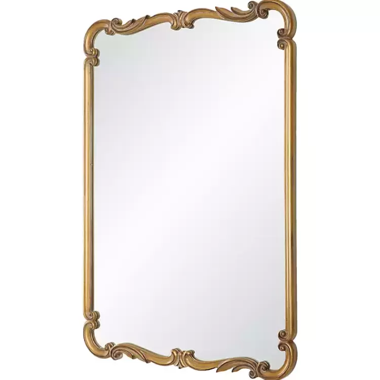 antique_gold_ornate_rectangular_wall_mirror_2.webp Antique Gold Ornate Rectangular Wall Mirror>Kirklands Home Flash Sale