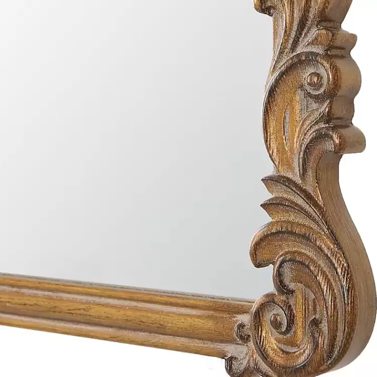Antique Gold Vintage Rectangular Wall Mirror>Kirklands Home Online