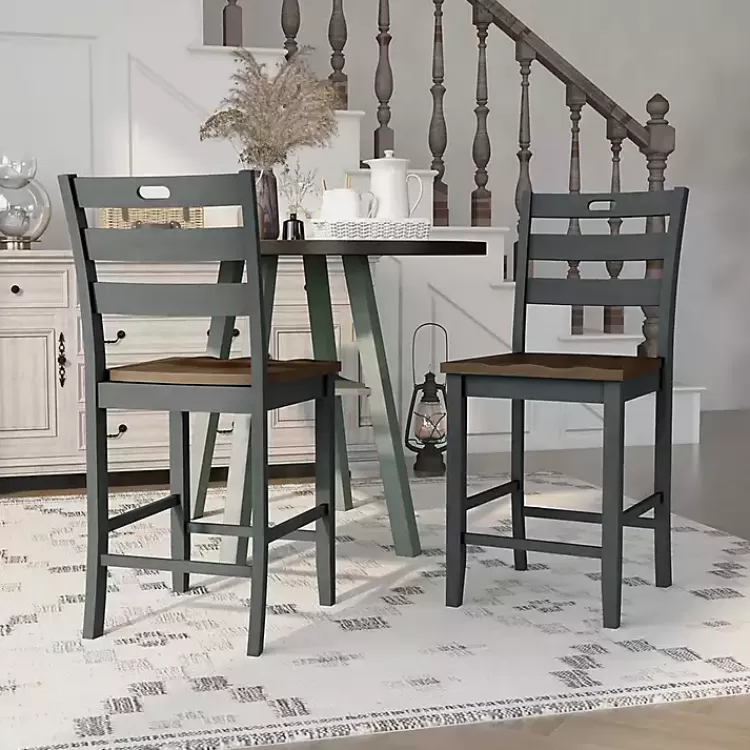 antique_gray_wood_counter_stools_set_of__3.webp Antique Wood Counter Stools, Set of 2>Kirklands Home Hot