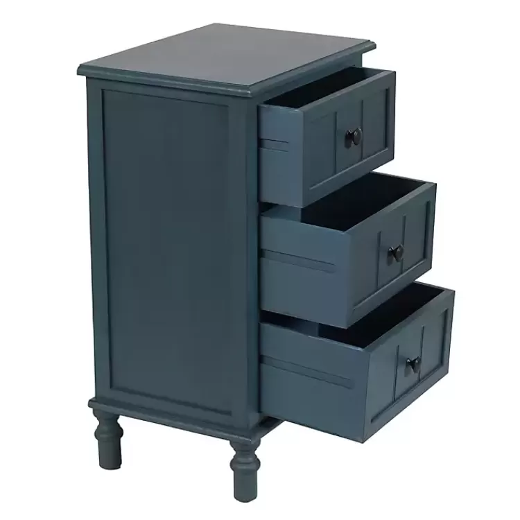 antique_navy_drawer_winnie_accent_table_4.webp Antique Navy 3-Drawer Winnie Accent Table>Kirklands Home Fashion