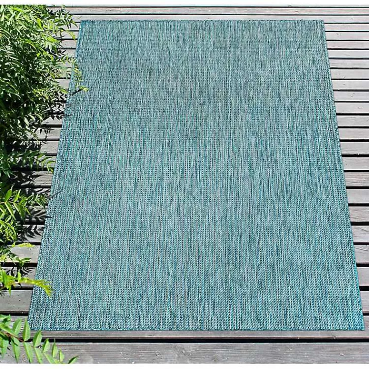 aqua_intertwine_indooroutdoorr_area_rug_x_3.webp Aqua Intertwine Indoor/Outdoorr Area Rug, 6x9>Kirklands Home Shop