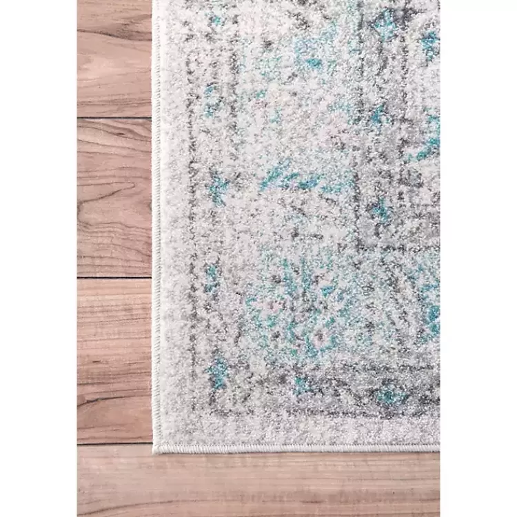 Aqua Rio Vintage Area Rug, 5x7>Kirklands Home New