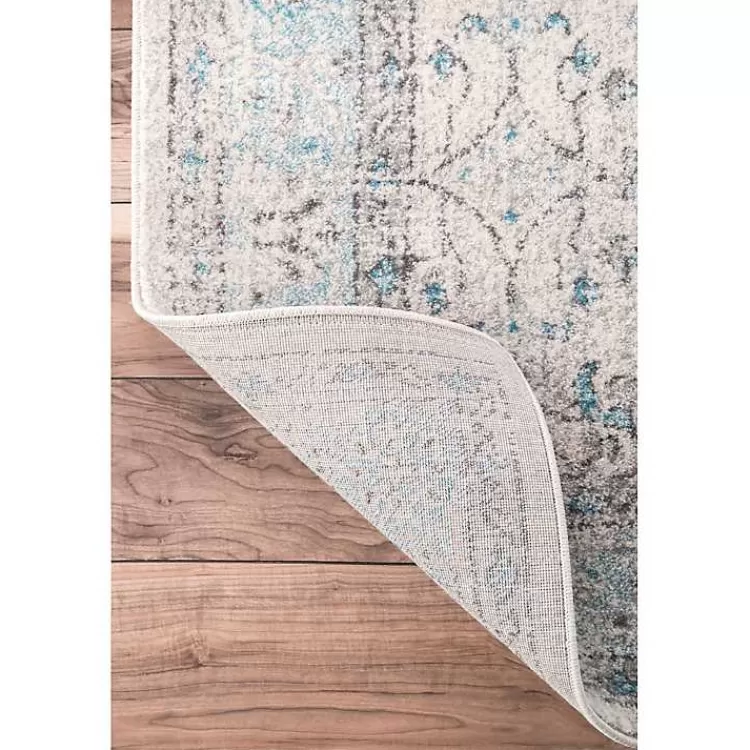 Aqua Rio Vintage Area Rug, 4x6>Kirklands Home Clearance