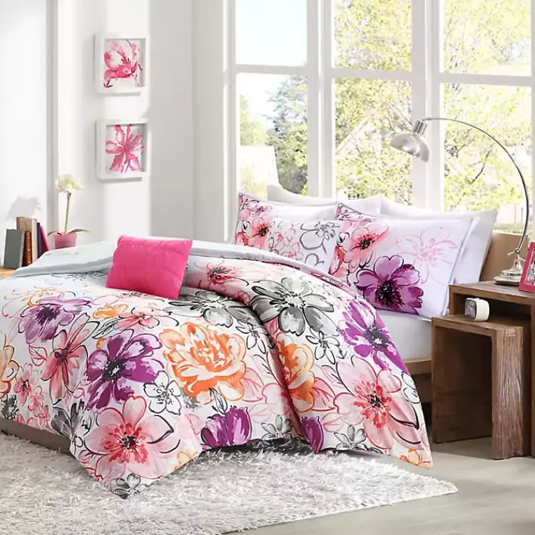 Ashley Floral California King 5-pc. Comforter Set>Kirklands Home Clearance
