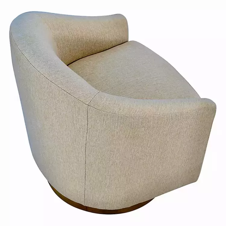 ashton_tan_swivel_chair_with_wood_base_5.webp Ashton Swivel Chair with Wood Base>Kirklands Home Best