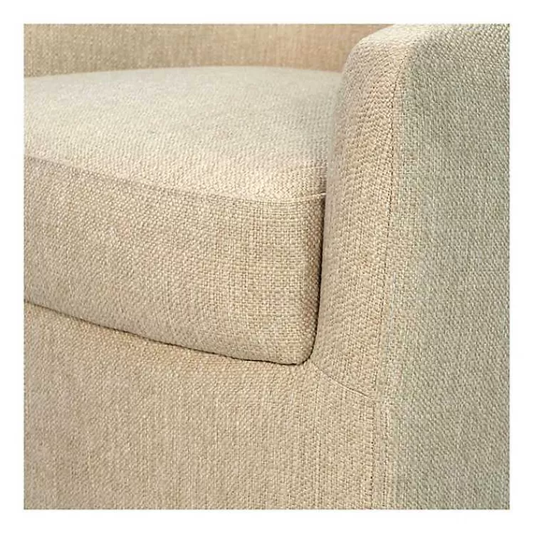 ashton_tan_swivel_chair_with_wood_base_6.webp Ashton Swivel Chair with Wood Base>Kirklands Home Best