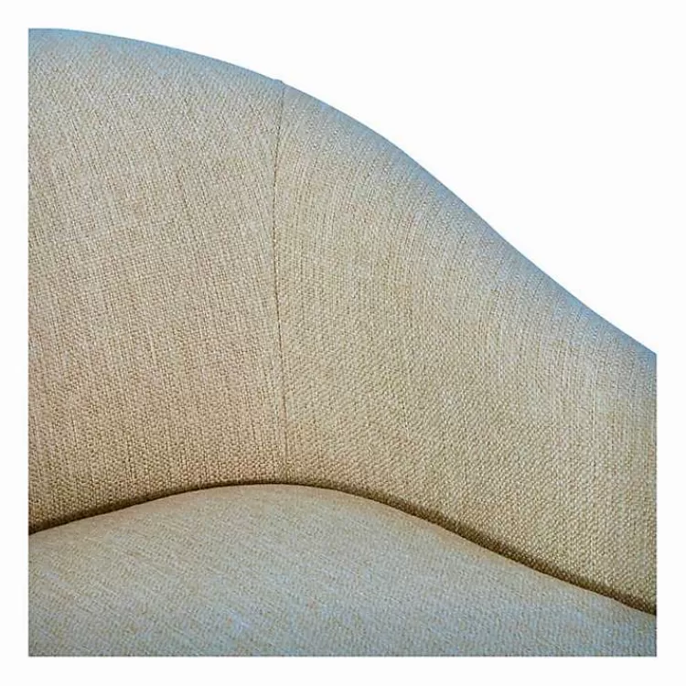 ashton_tan_swivel_chair_with_wood_base_7.webp Ashton Swivel Chair with Wood Base>Kirklands Home Best