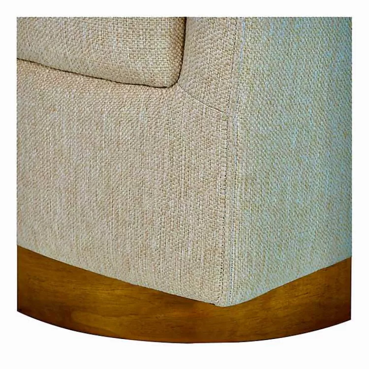 ashton_tan_swivel_chair_with_wood_base_8.webp Ashton Swivel Chair with Wood Base>Kirklands Home Best