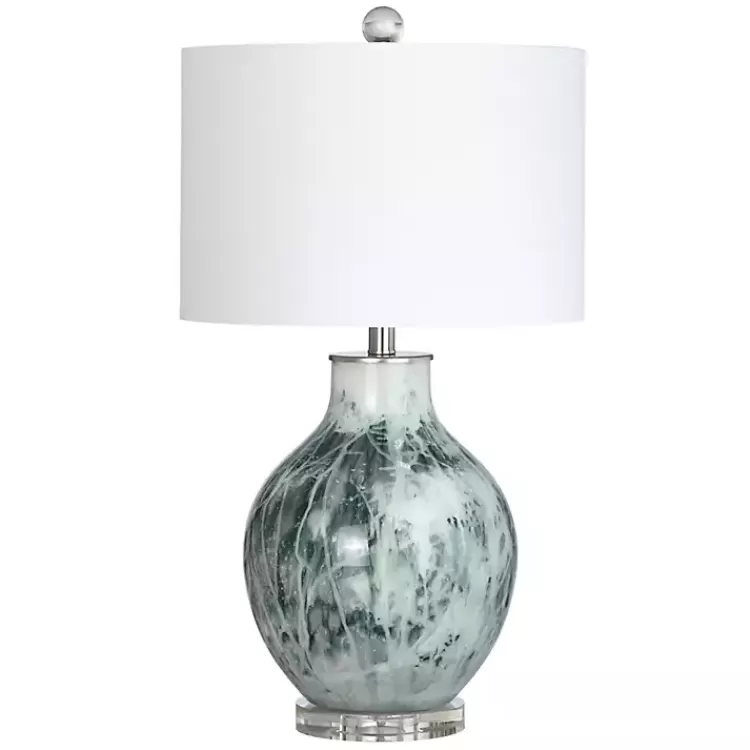 Azure Blue Ocean Table Lamp>Kirklands Home Fashion