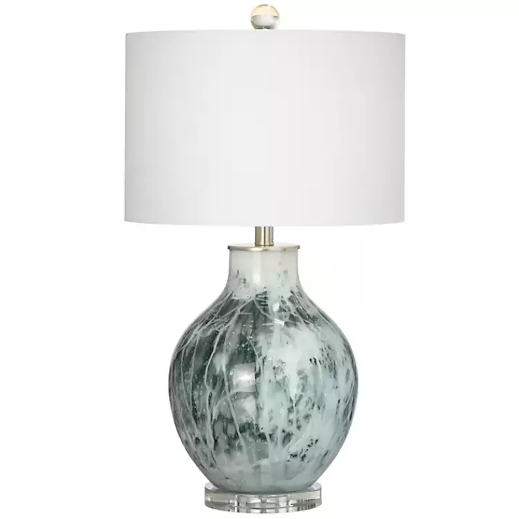 Azure Blue Ocean Table Lamp>Kirklands Home Fashion