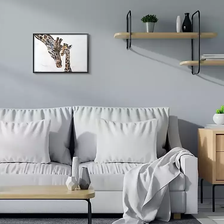 Baby Giraffe Watercolor Framed Art Print>Kirklands Home Cheap