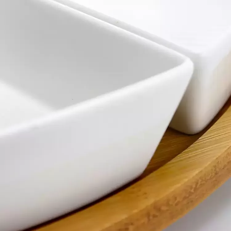 bamboo_pc_ceramic_modern_set_lazy_susan_2.webp Bamboo 5-pc. Ceramic Modern Set Lazy Susan>Kirklands Home Best Sale