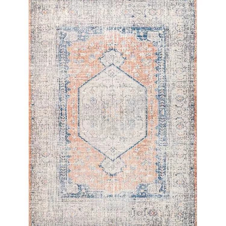 Bea Distressed Vintage Washable Area Rug, 5x8>Kirklands Home Shop