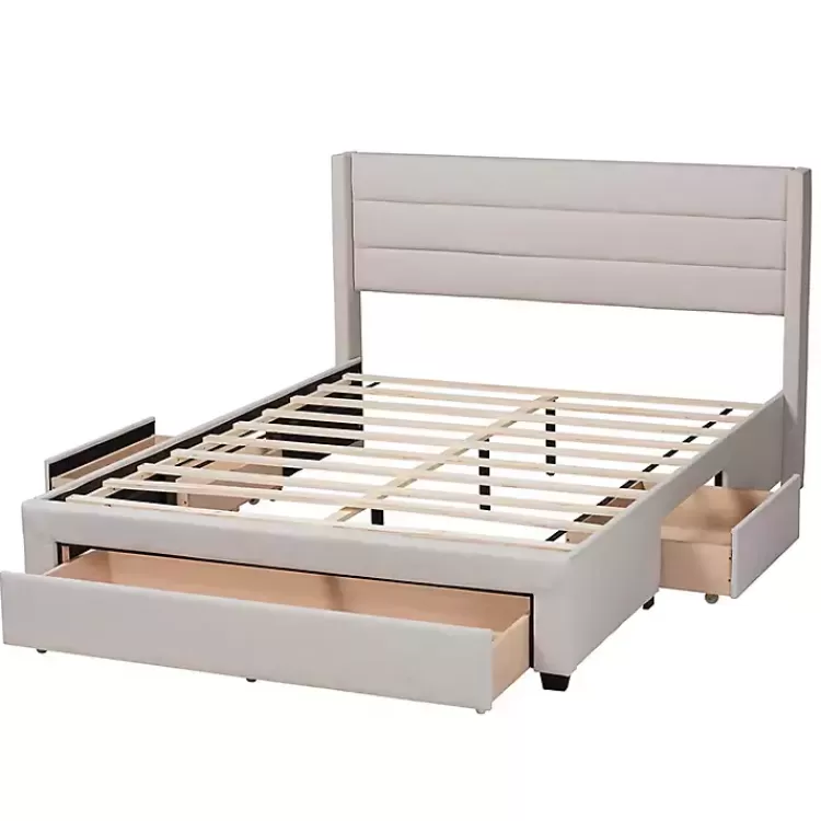 beige_braylon_upholstered_drawer_queen_bed_4.webp Beige Braylon Upholstered 3-Drawer Queen Bed>Kirklands Home Flash Sale