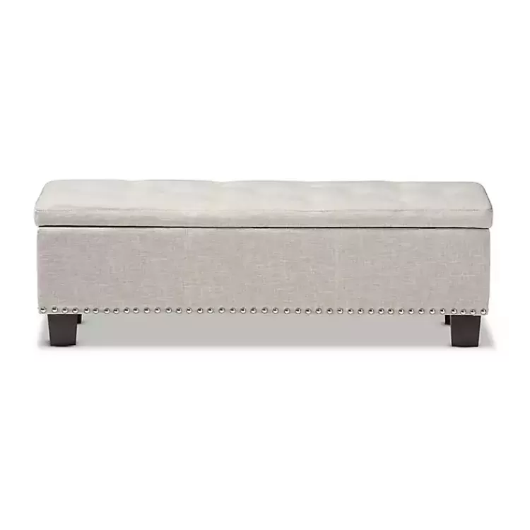 beige_buttontufted_upholstered_storage_bench_4.webp Beige Button-Tufted Upholstered Storage Bench>Kirklands Home Discount
