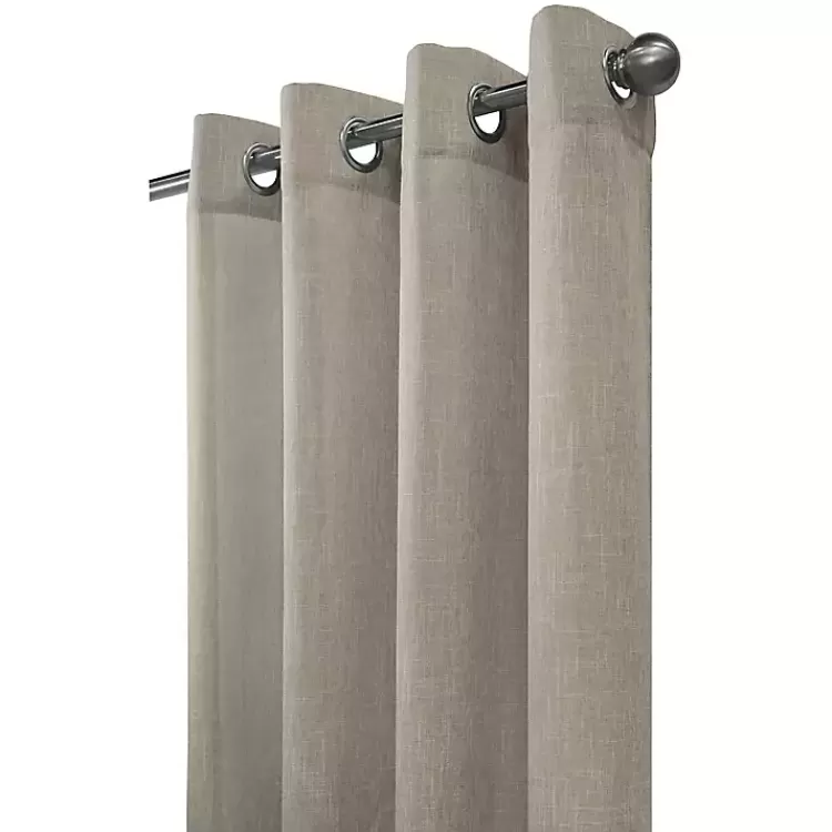Beige Linen Light Filtering Curtain Panel, 95 in.>Kirklands Home Fashion