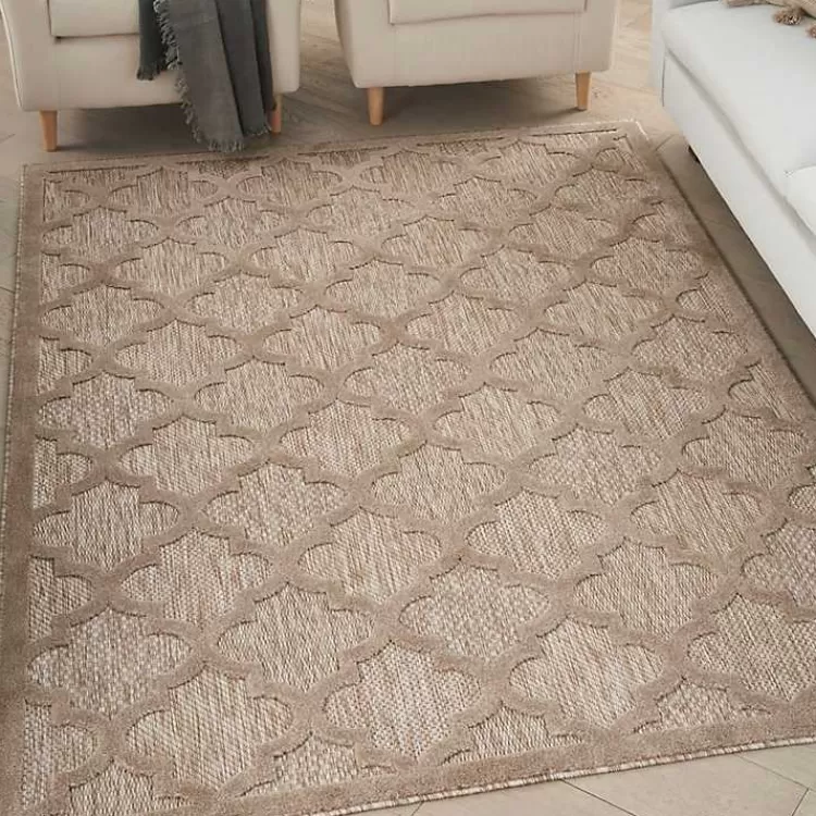 beige_trellis_indooroutdoor_area_rug_x_4-1.webp Beige Trellis Indoor/Outdoor Area Rug, 5x7>Kirklands Home Cheap