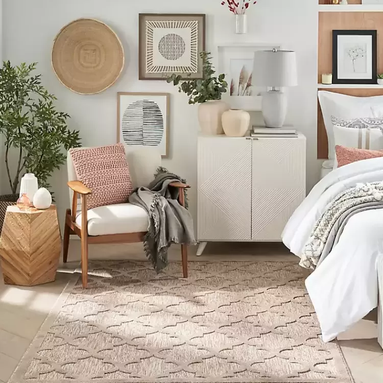 beige_trellis_indooroutdoor_area_rug_x_7-1.webp Beige Trellis Indoor/Outdoor Area Rug, 5x7>Kirklands Home Cheap