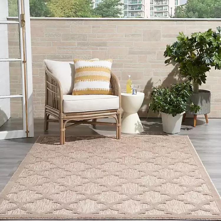 beige_trellis_indooroutdoor_area_rug_x_8-1.webp Beige Trellis Indoor/Outdoor Area Rug, 5x7>Kirklands Home Cheap