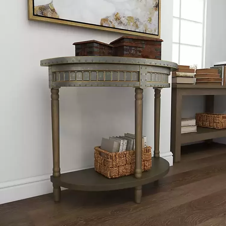 beige_wood_and_metal_half_moon_console_table_7.webp Beige Wood and Metal Half Moon Console Table>Kirklands Home Hot