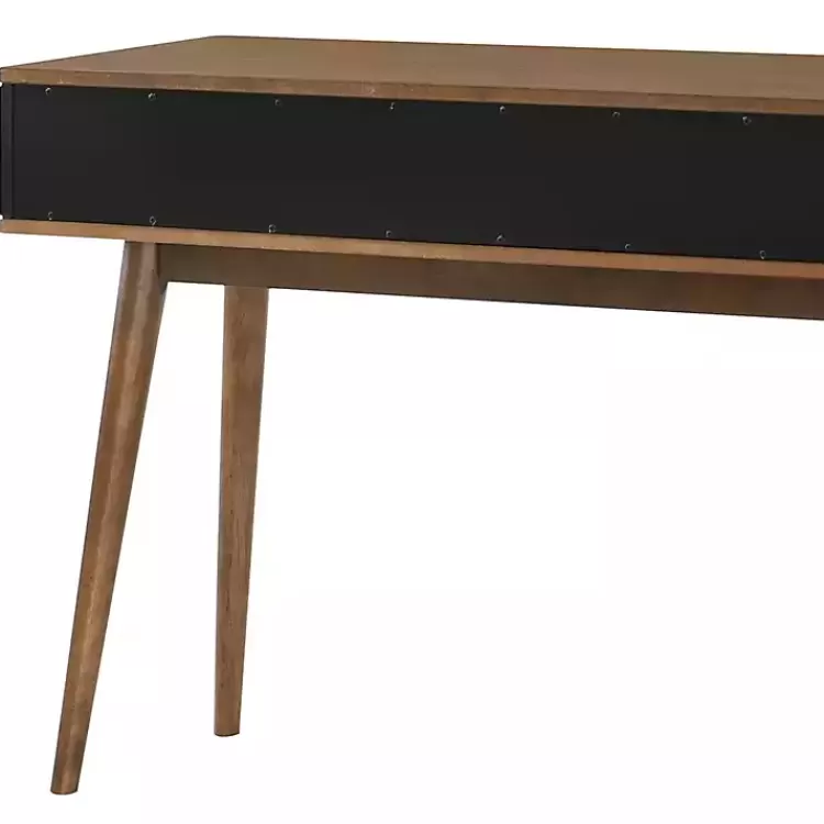 black__walnut_softclose_wood_console_table_4.webp & Walnut Soft-Close Wood Console Table>Kirklands Home Flash Sale