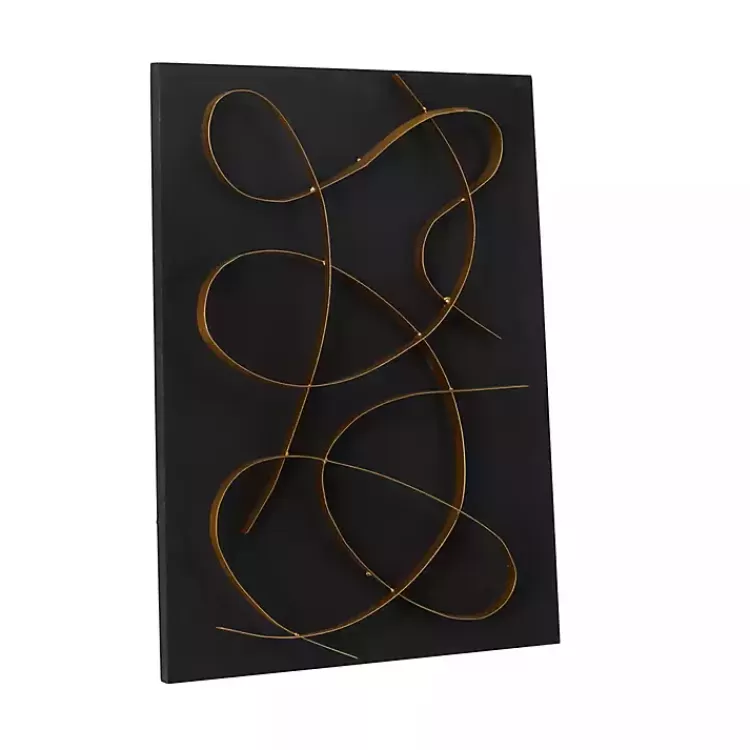 black_and_gold_abstract_wall_plaque_3.webp Black and Gold Abstract Wall Plaque>Kirklands Home Clearance