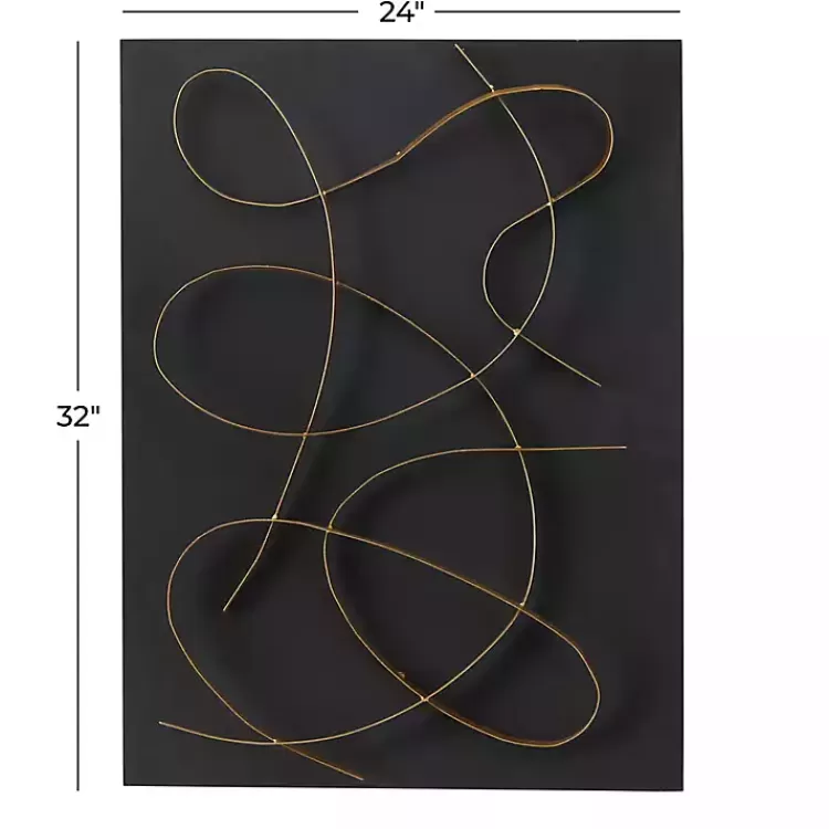 black_and_gold_abstract_wall_plaque_5.webp Black and Gold Abstract Wall Plaque>Kirklands Home Clearance