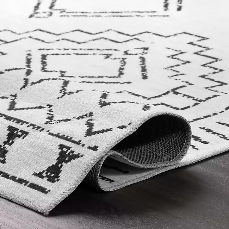 black_and_ivory_moroccan_washable_area_rug_x_4-1.webp Black and Ivory Moroccan Washable Area Rug, 5x8>Kirklands Home Hot