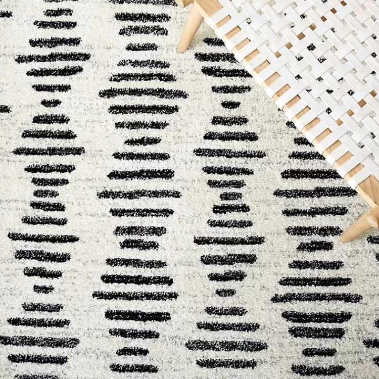 black_and_ivory_tulum_geometric_runner_x_5.webp Black and Ivory Tulum Geometric Runner, 2x8>Kirklands Home Outlet