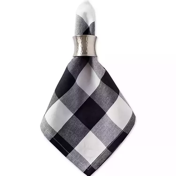 black_and_white_buffalo_check_napkins_set_of__3.webp and White Buffalo Check Napkins, Set of 6>Kirklands Home Sale