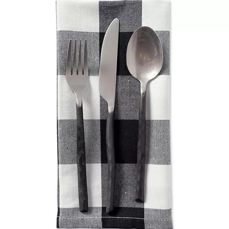 black_and_white_buffalo_check_napkins_set_of__4.webp and White Buffalo Check Napkins, Set of 6>Kirklands Home Sale