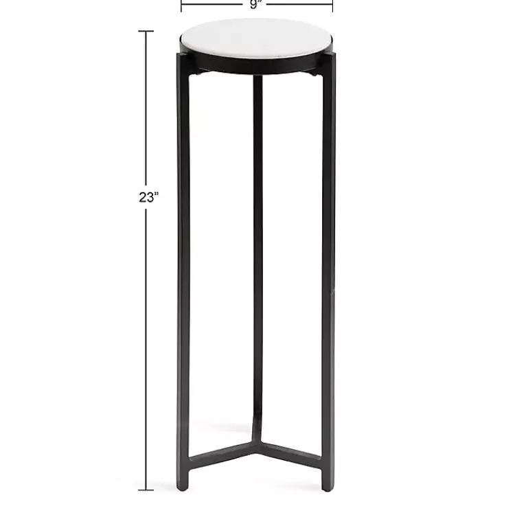 black_angular_marble_accent_table_5.webp Angular Marble Accent Table>Kirklands Home Cheap