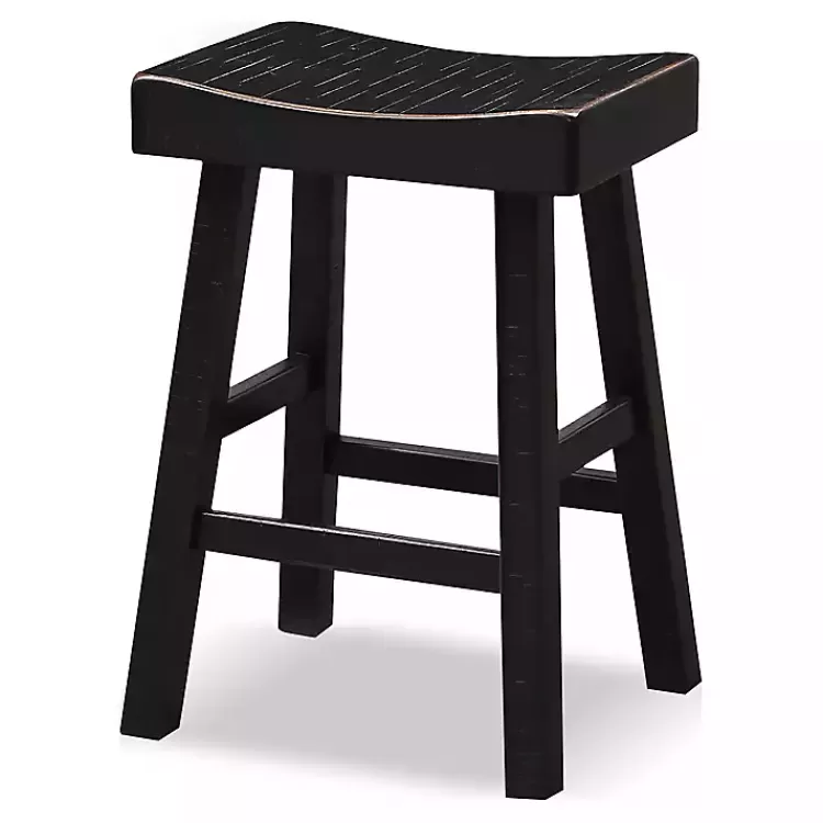 black_backless_cooper_counter_stools_set_of__2.webp Backless Cooper Counter Stools, Set of 2>Kirklands Home Outlet