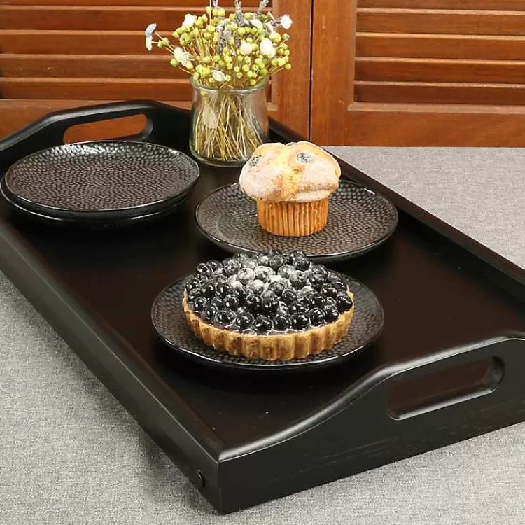Bamboo Standing Serving Tray>Kirklands Home Best