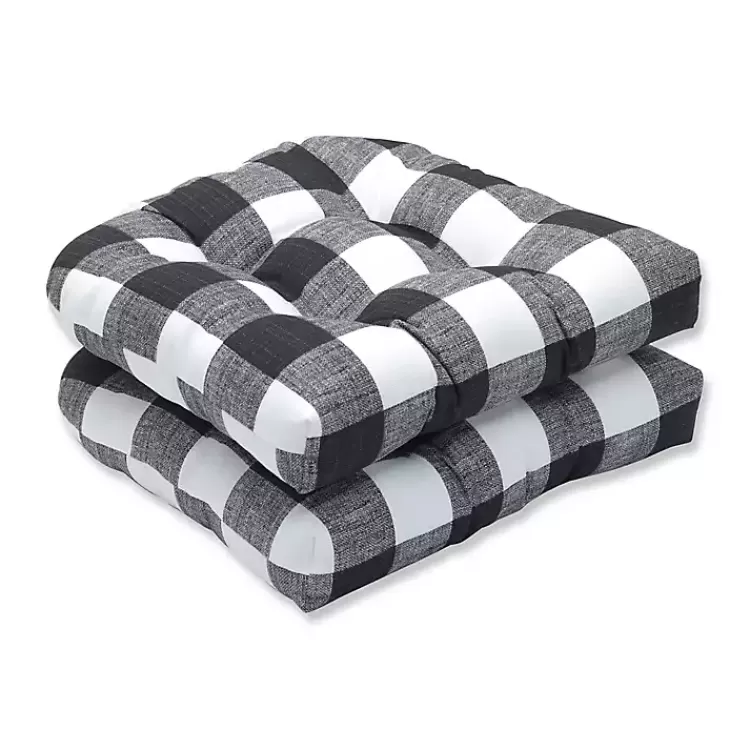 Buffalo Check Wicker Seat Cushions, Set of 2>Kirklands Home Discount