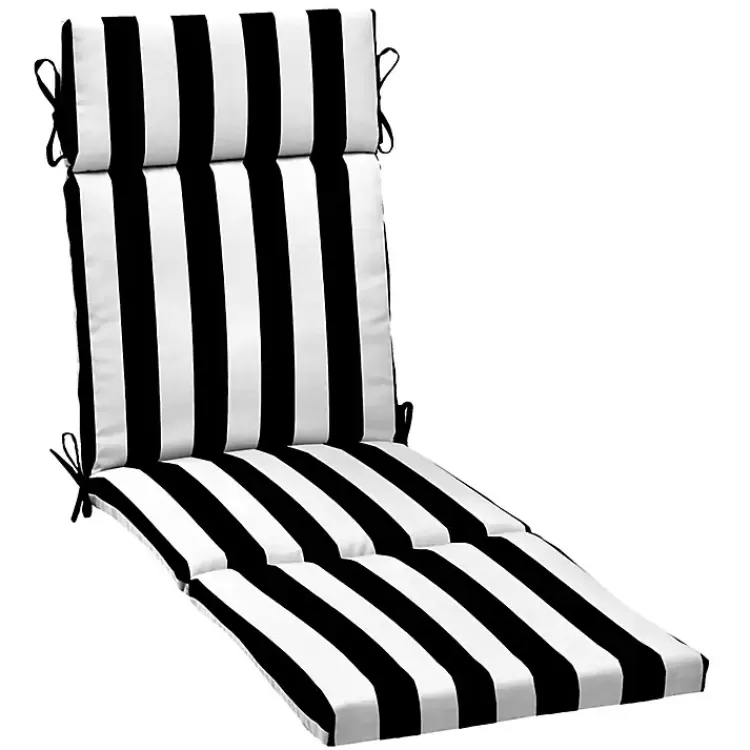 Cabana Stripe Outdoor Chaise Cushion>Kirklands Home Best Sale