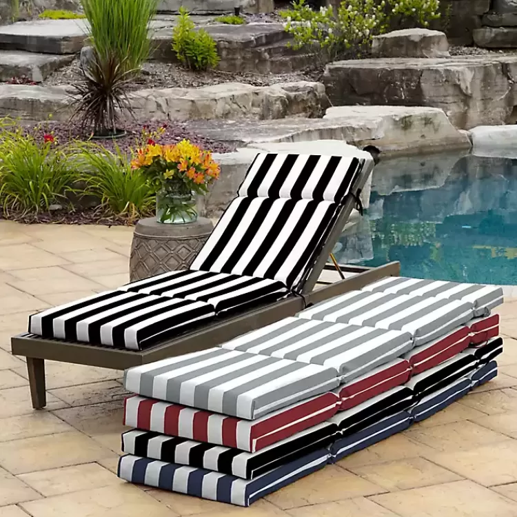 black_cabana_stripe_outdoor_chaise_cushion_4.webp Cabana Stripe Outdoor Chaise Cushion>Kirklands Home Best Sale
