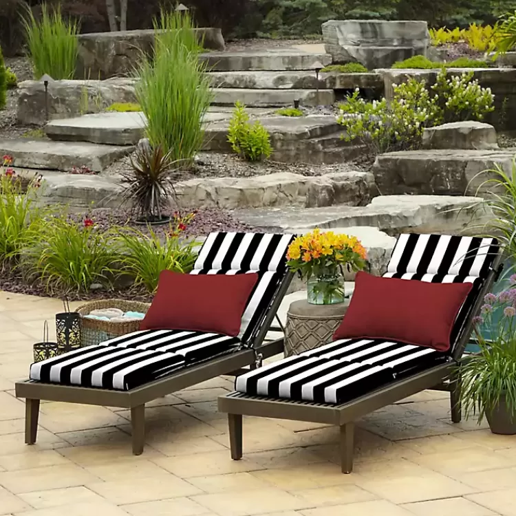 black_cabana_stripe_outdoor_chaise_cushion_5.webp Cabana Stripe Outdoor Chaise Cushion>Kirklands Home Best Sale