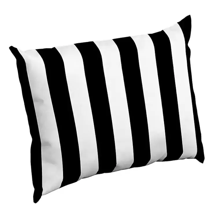 Cabana Stripe Outdoor Lumbar Pillow>Kirklands Home Shop