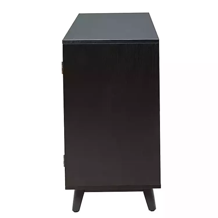 black_cane_wood_storage_media_cabinet_2.webp Cane Wood Storage Media Cabinet>Kirklands Home Fashion