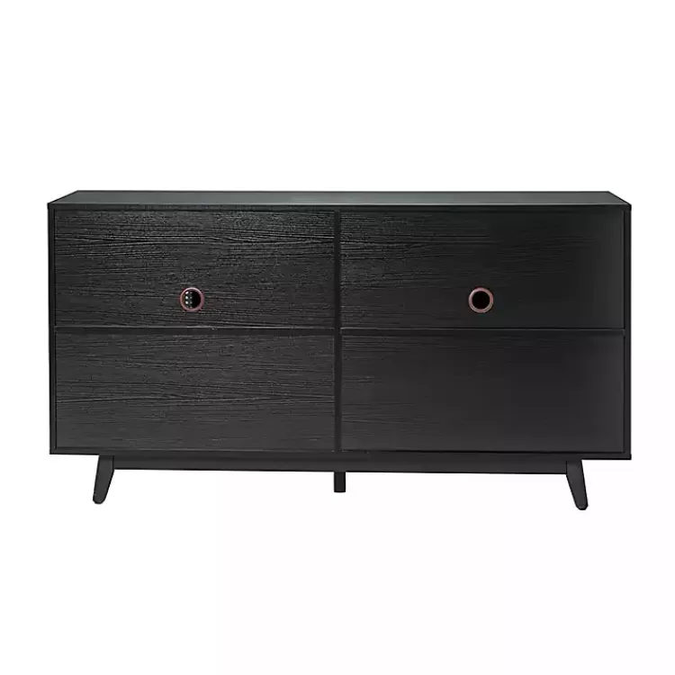 black_cane_wood_storage_media_cabinet_4.webp Cane Wood Storage Media Cabinet>Kirklands Home Fashion