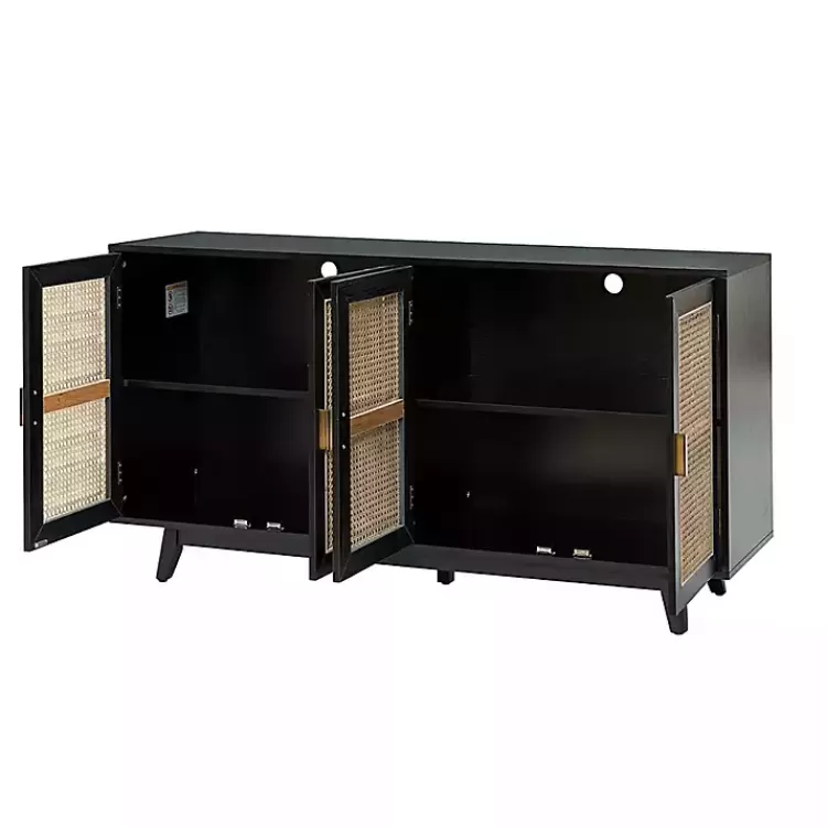 black_cane_wood_storage_media_cabinet_5.webp Cane Wood Storage Media Cabinet>Kirklands Home Fashion