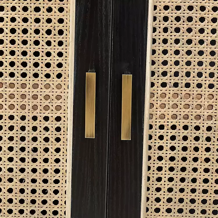 black_cane_wood_storage_media_cabinet_7.webp Cane Wood Storage Media Cabinet>Kirklands Home Fashion