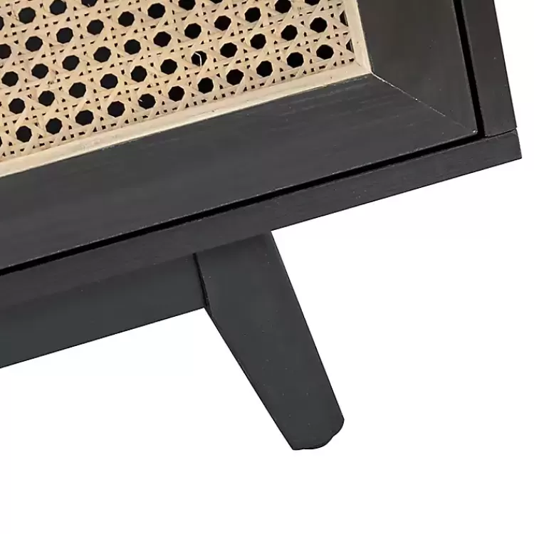 black_cane_wood_storage_media_cabinet_8.webp Cane Wood Storage Media Cabinet>Kirklands Home Fashion